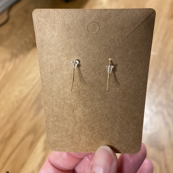 Black Cat Dangling Earrings  Homemade - Picture 3 of 5